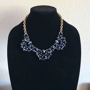 Midnight Oilslick Metallic Bauble Necklace